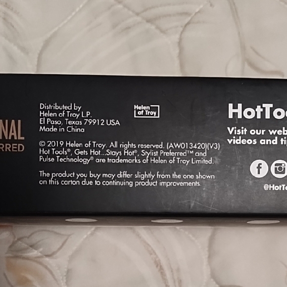 NWT Hot Tools Blue Digital Salon Flat Iron - Picture 7 of 8